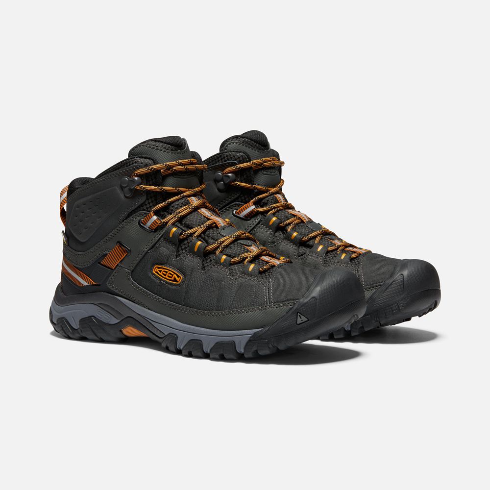 Cizme Keen Romania Barbati Negrii/Aurii Targhee Exp Waterproof Mid 5423-RSFCT